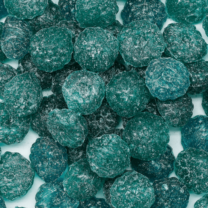 Schimpff's Sour Blue Raspberry Drops - back view