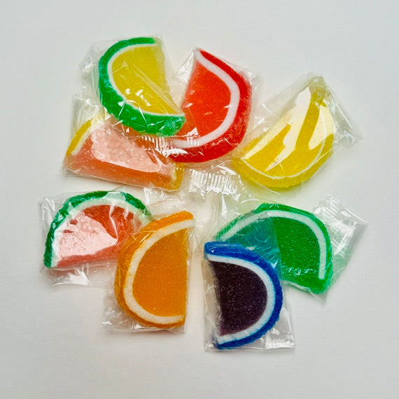 Wrapped Fruit Jelly Slices